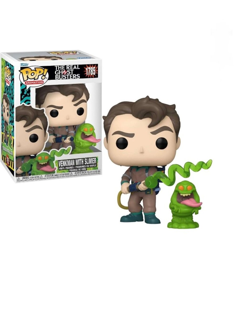 The Real Ghostbusters- Venkman with Slimer